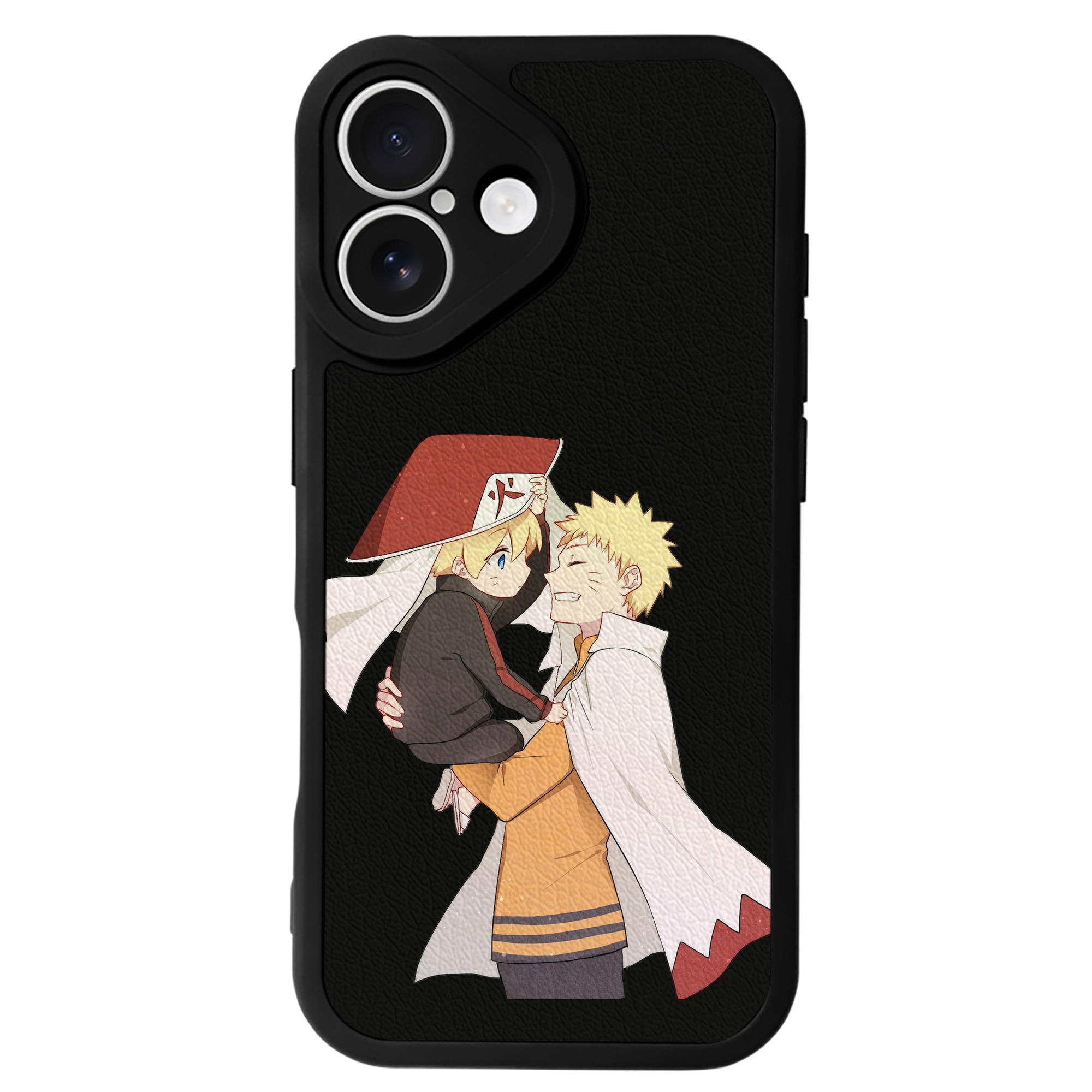 （画像用） NARUTO -ナルト- うずまき ナルト Uzumaki Naruto 【iPhone 16シリーズ対応】シリコンスマホケース（レザー調） 材質：シリコン